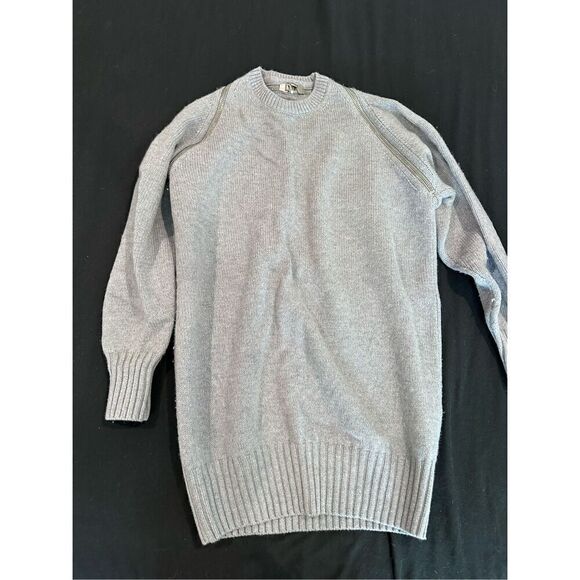 Alexander Wang size XS women’s gray sweater dress with zippers